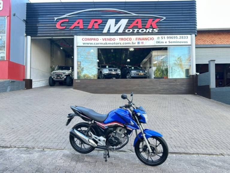 HONDA - CG 160 - 2020/2021 - Azul - R$ 17.900,00